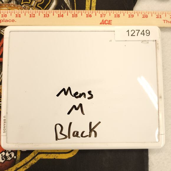 Slayer Silver Eagle Band Crew Neck Short Sleeve Shirt Mens Size Medium M Black - Picture 7 of 9